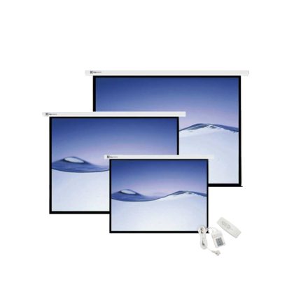 PANTALLA PROYECTOR KLIP 100" KPS-502 4:3 110V ELEC C/CONTROL BLANCO TECHO/P