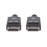 CABLE DP/DP M/M 393799 2MT 4K/60HZ NEGRO BLISTER - Imagen 2