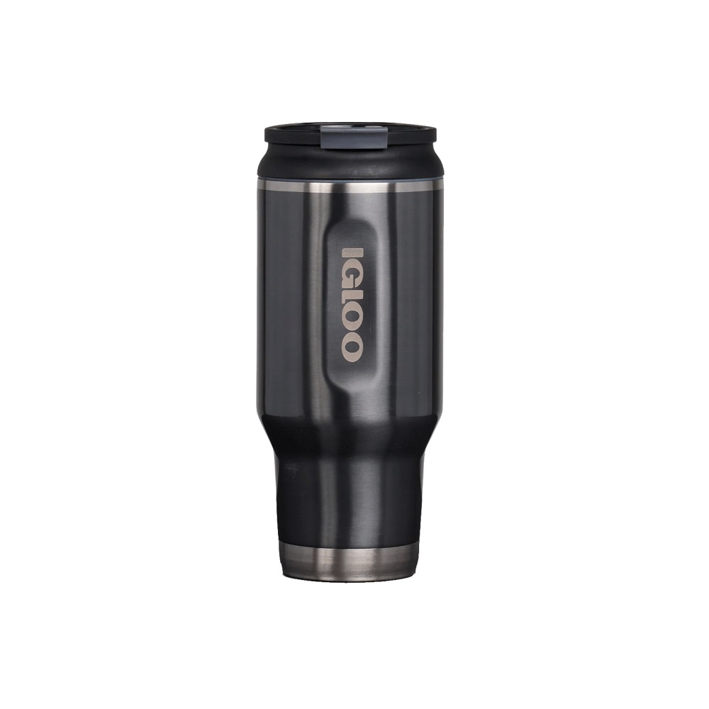 fastrax_105002_6a55d658c086f.jpg VASO TERMICO IGLOO 950ML NEGRO C/TAPA 71078 - Imagen 1