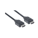 CABLE HDMI-HDMI 306119 4K@30HZ/ 3D/ HDMI MACHO A HDMI MACHO/ BLINDADO/ NEGRO/ 1,8 M BOLSA - Imagen 5