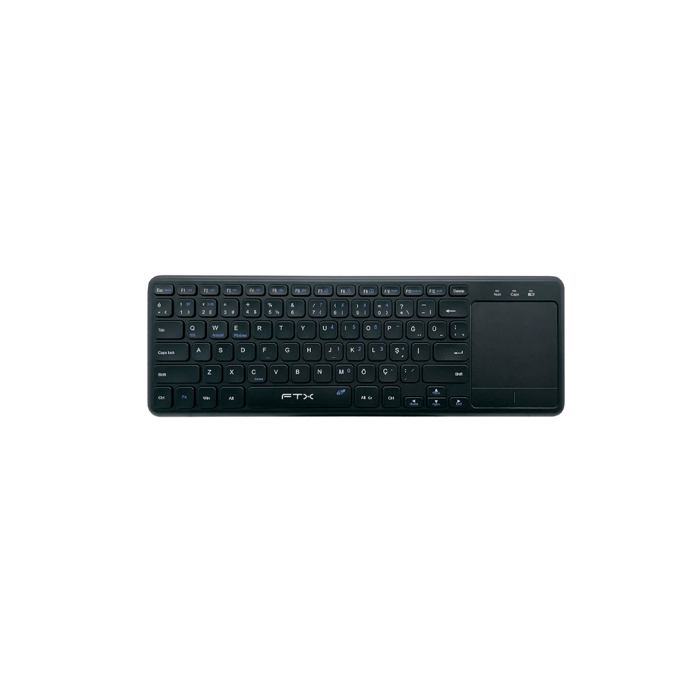 fastrax_106016_6a6d387dad86d.jpg TECLADO + TOUCH PAD FTX BLUETOOH FTXB023 ESP/NEGRO - Imagen 1