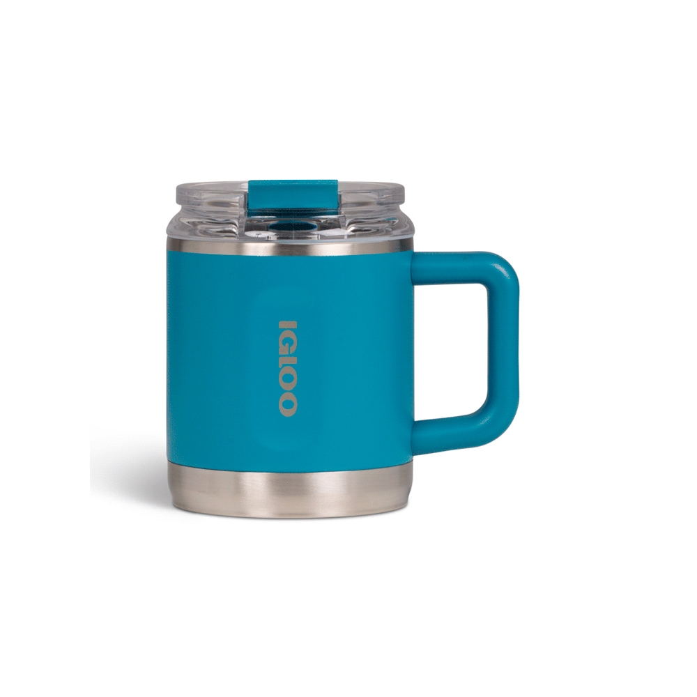 fastrax_108010_6a48285e95f4f.jpg TAZA TERMICA IGLOO 450ML P/CAFÉ AZUL MODERNO 71233 - Imagen 1
