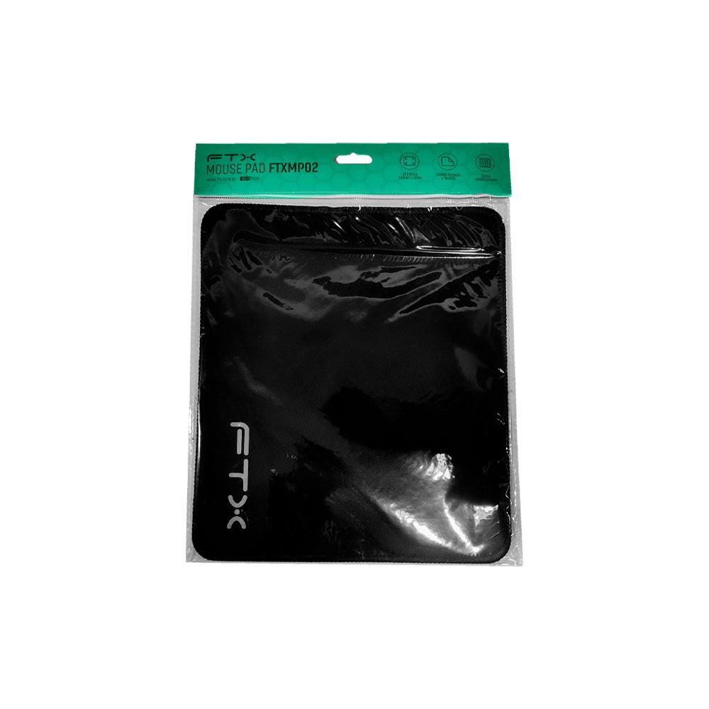 fastrax_108799_6a6d38de543fb.jpg MOUSE PAD FTX FTXMP02 20X24X0.3CM NEGRO - Imagen 1