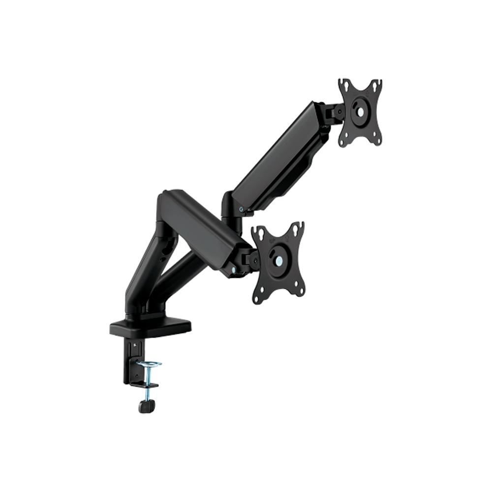 fastrax_110211_6a6d39163d3bb.jpg SOPORTE PARA 2 MONITORES FTX FTX46-C024E 17" A 32" 9KG/ART/INC/GIR/ROT180°/NEGRO - Imagen 1