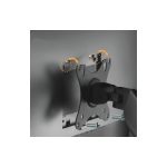 SOPORTE PARA 2 MONITORES FTX FTX46-C024E 17" A 32" 9KG/ART/INC/GIR/ROT180°/NEGRO - Imagen 2