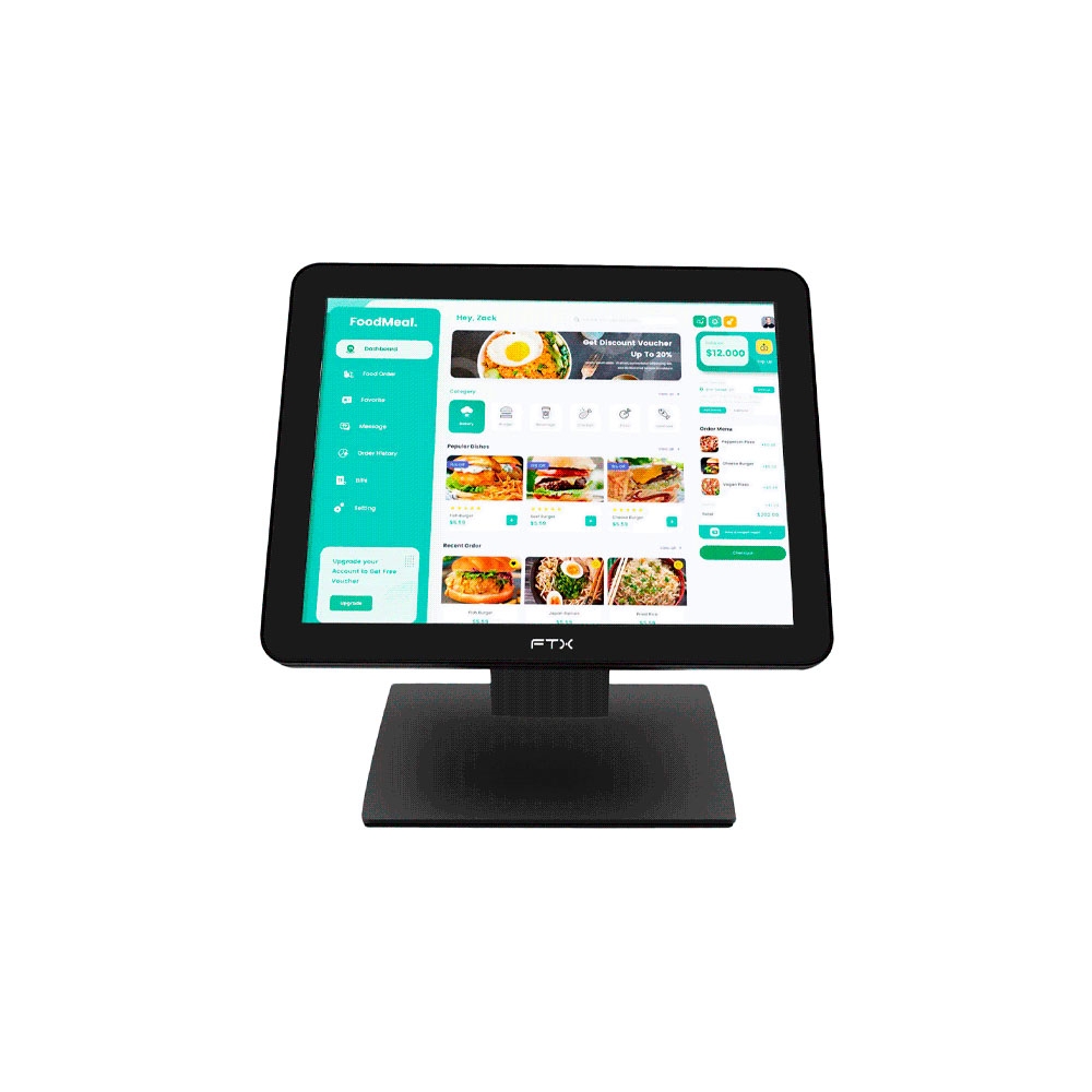 fastrax_110907_6a6d397f33b49.jpg MONITOR TOUCH FTX 17" CAPACITIVE MT17V1 VGA/HDMI/USB/1JACK CON BISEL/5MS C/LAPIZ - Imagen 1