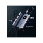 HUB 8 EN 1 USB-C - HDMI/RJ45/USB-A/USB-C/SD FTX-HUBL3-AG 4K/30HZ/1GBPS/100W/5GBPS - Imagen 4