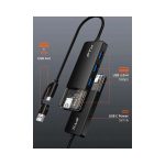 HUB USB-C 3.0 / USB-A DE 4 PUERTOS FTX-HUBT3-PB 5GBPS/5V - Imagen 3