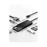 HUB 6 EN 1 USB-C - HDMI/USB-A/USB-C/SD FTX-HUBT4-PB 4K/30HZ/100W/5GBPS - Imagen 2