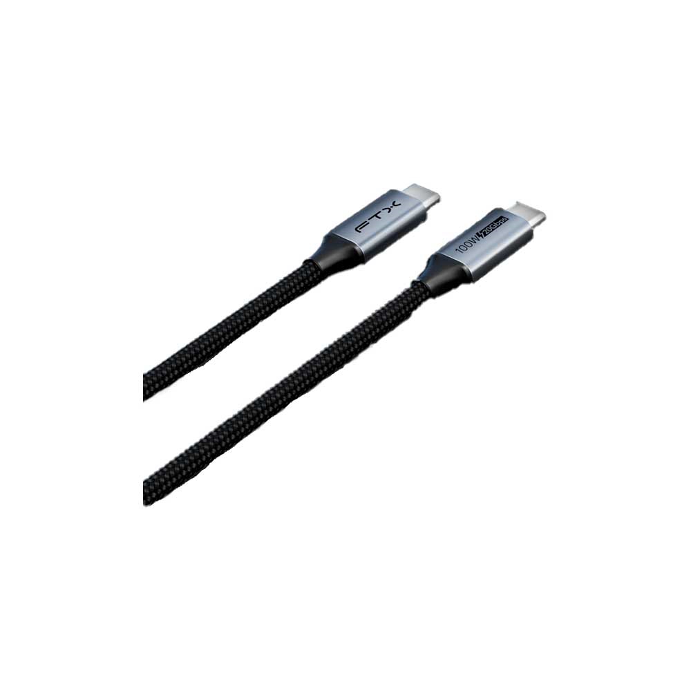 fastrax_115674_6a6d3ab468cd1.jpg CABLE USB-C 3.2 M/M 1M FTX-C160-PU31-CMCM2-AG1 20GBPS/100W/20V/5A/4K/60HZ/1080P/120HZ - Imagen 1