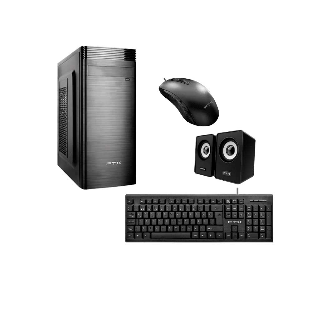 fastrax_116855_6a6d3aee37456.jpg GABINETE KIT FTX3133 500W+ MOUSE+ TECLADO PORTUGUES+ PARLANTE - Imagen 1