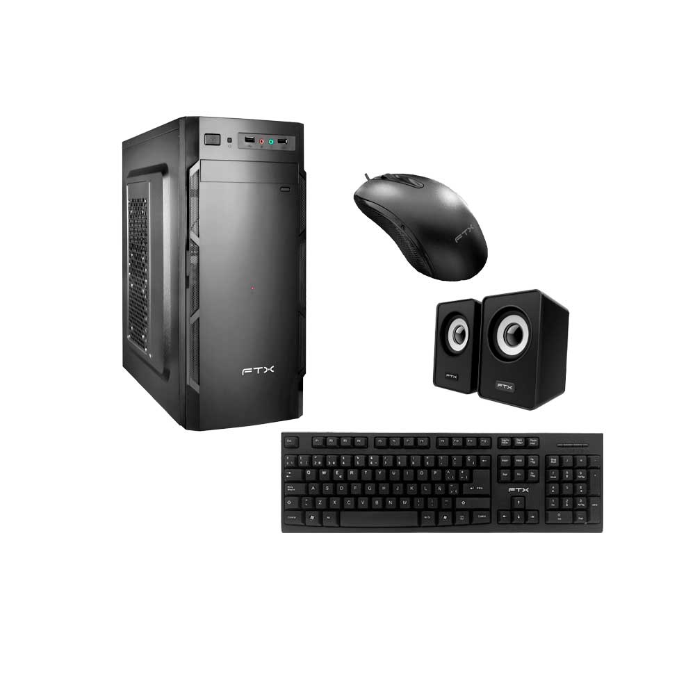 fastrax_116879_6a6d3af21d963.jpg GABINETE KIT FTX3135 500W+ MOUSE+ TECLADO ESPAÑOL+ PARLANTE - Imagen 1