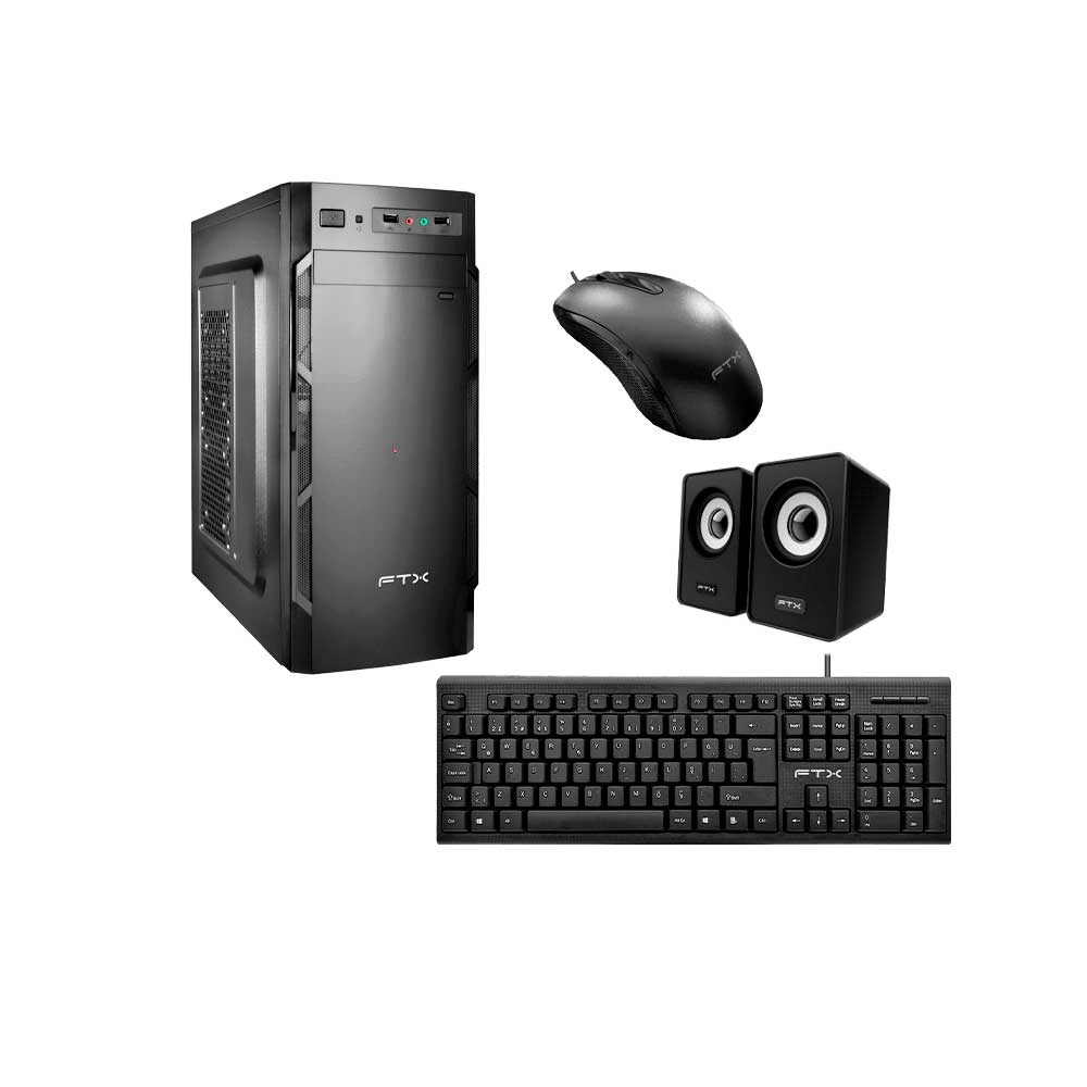 fastrax_116886_6a6d3af40da6e.jpg GABINETE KIT FTX3135 500W+ MOUSE+ TECLADO PORTUGUES+ PARLANTE - Imagen 1