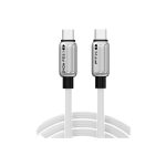 CABLE USB-C M/M 1M FTX-CM240-ZSW1 240W/480MBPS/5A/48V/IPHONE BLANCO