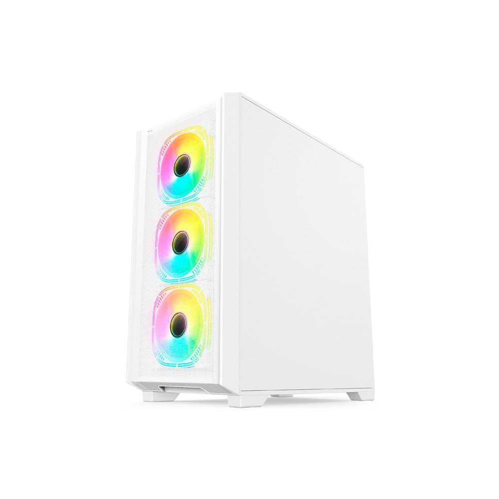 fastrax_121071_6a6d3b7616c60.jpg GABINETE GAMER FTX-702WH VIDRIO TEMPLADO MATX/MITX BLANCO - Imagen 1