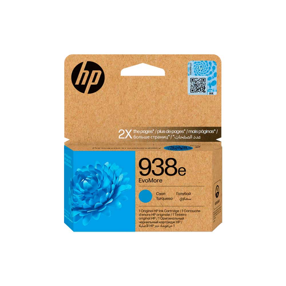 fastrax_121675_6a5646c1bc481.jpg TINTA HP 938E CYAN EVOMORE 4S6X9PL 20ML - Imagen 1