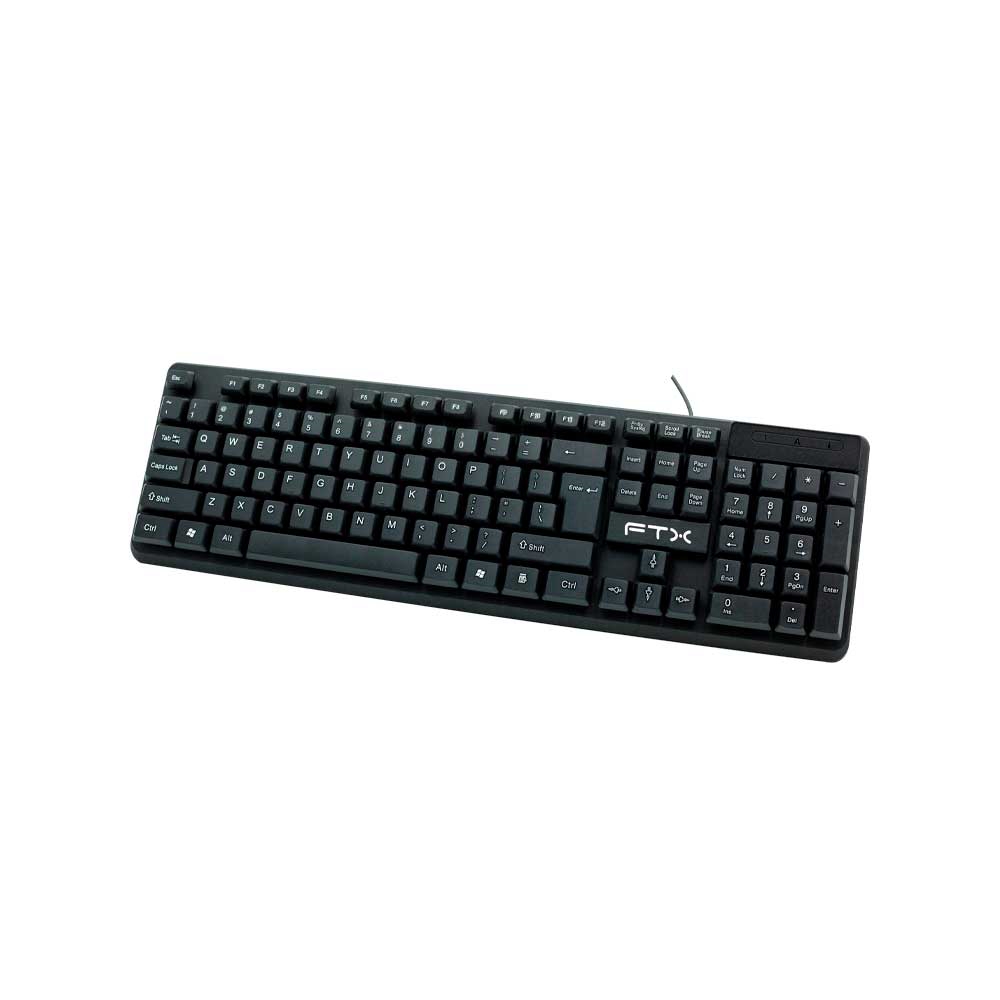 fastrax_122979_6a6d3ba28dfdf.jpg TECLADO FTX USB FTXK002 NUMERICO/ESPAÑOL/NEGRO - Imagen 1