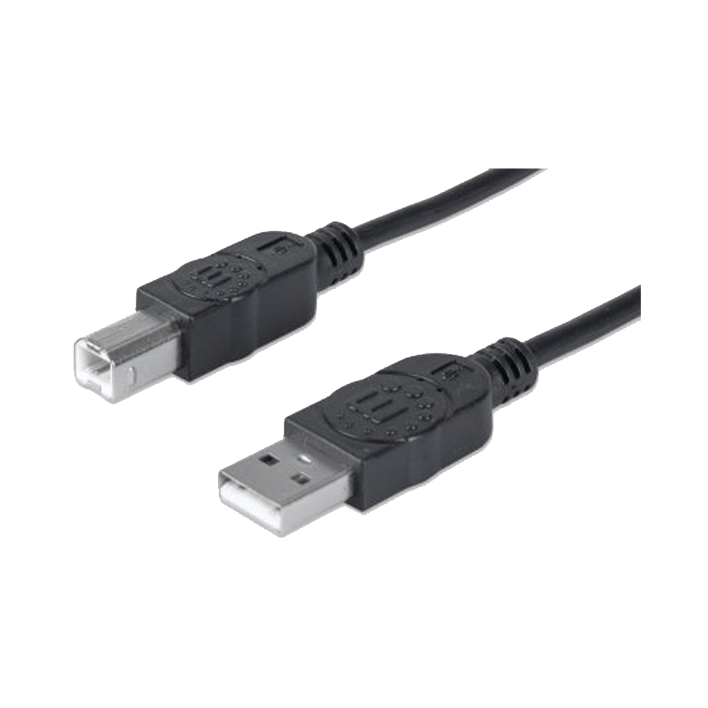 fastrax_1229_6a566282e0498.jpg CABLE USB PRINTER 333368 1.8MTS USB A MACHO/ B MACHO 480 MBPS NEGRO BOLSA - Imagen 1