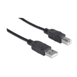 CABLE USB PRINTER 333368 1.8MTS USB A MACHO/ B MACHO 480 MBPS NEGRO BOLSA - Imagen 2