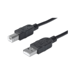 CABLE USB PRINTER 333368 1.8MTS USB A MACHO/ B MACHO 480 MBPS NEGRO BOLSA - Imagen 3