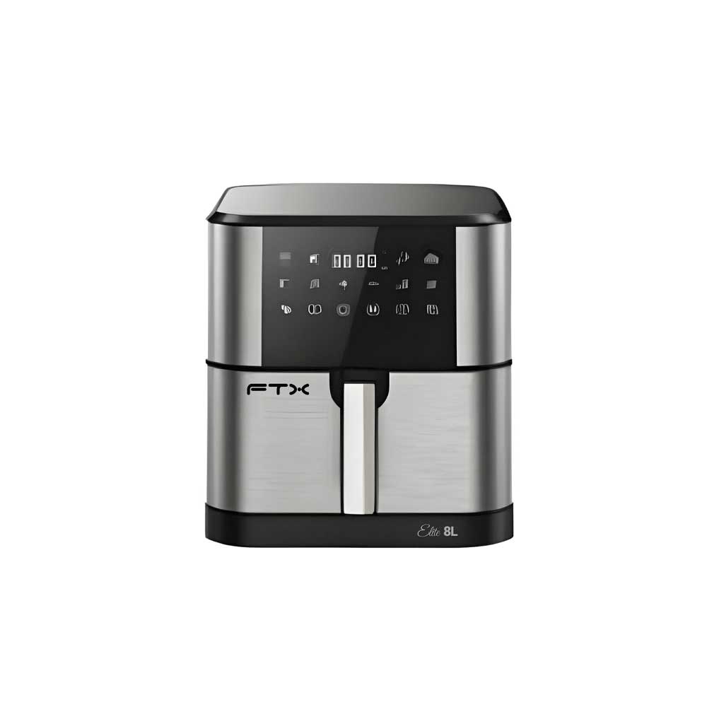 fastrax_124027_6a6d3bf49dcca.jpg FREIDORA SIN ACEITE FTX AF2-08V1 ELITE 8L 1800W 220V NEG/ACERO INOX DIGITAL - Imagen 1