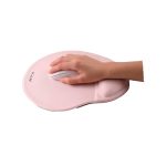 MOUSE PAD FTXMPG01-PK 31X27CM CON APOYO DE MUÑECA EN GEL ROSA - Imagen 4