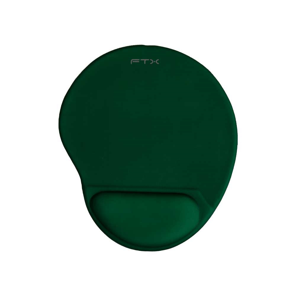 fastrax_124355_6a6d3c0e7bcbc.jpg MOUSE PAD FTXMPG01-GR 31X27CM CON APOYO DE MUÑECA EN GEL VERDE - Imagen 1
