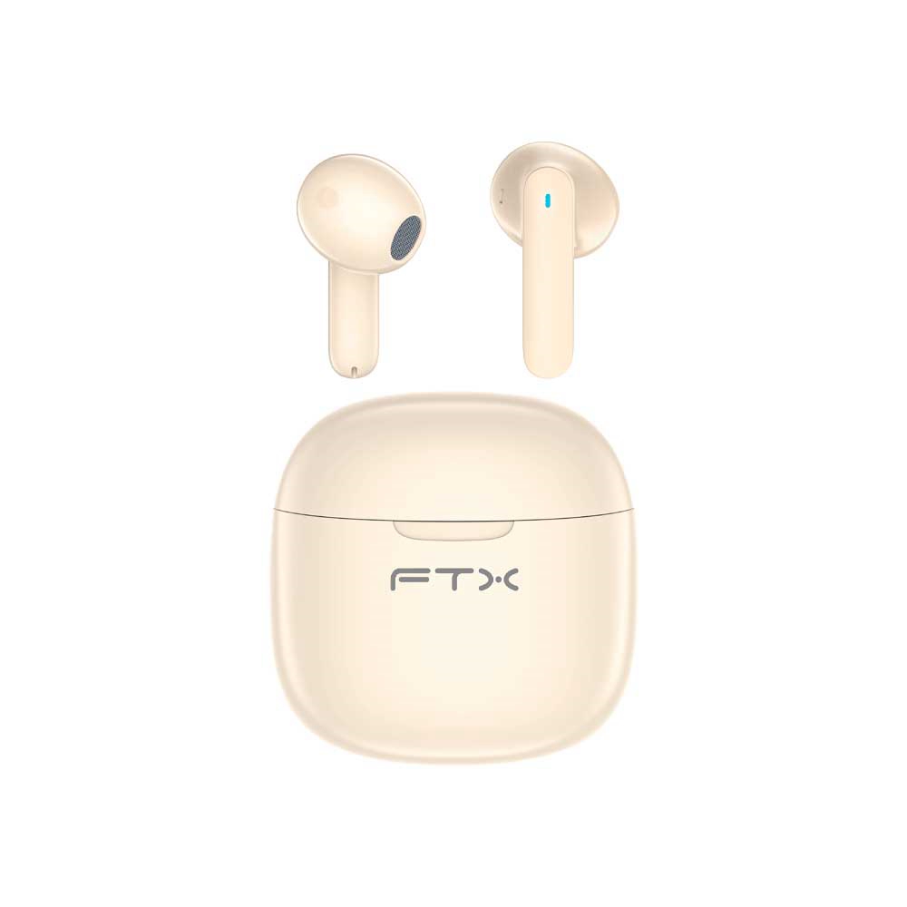 fastrax_124591_6a6d3c2e91f88.jpg AURICULAR CON MICROFONO FTX E68-BG BT/MIC/ENC/TOUCH/IPX6 BEIGE - Imagen 1