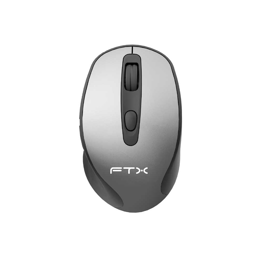 fastrax_128940_6a6c4000b30ca.jpg MOUSE FTX WIRELESS DUAL-MODE FTXMWB40 1600DPI/4 BOTONES/GRIS CON NEGRO - Imagen 1