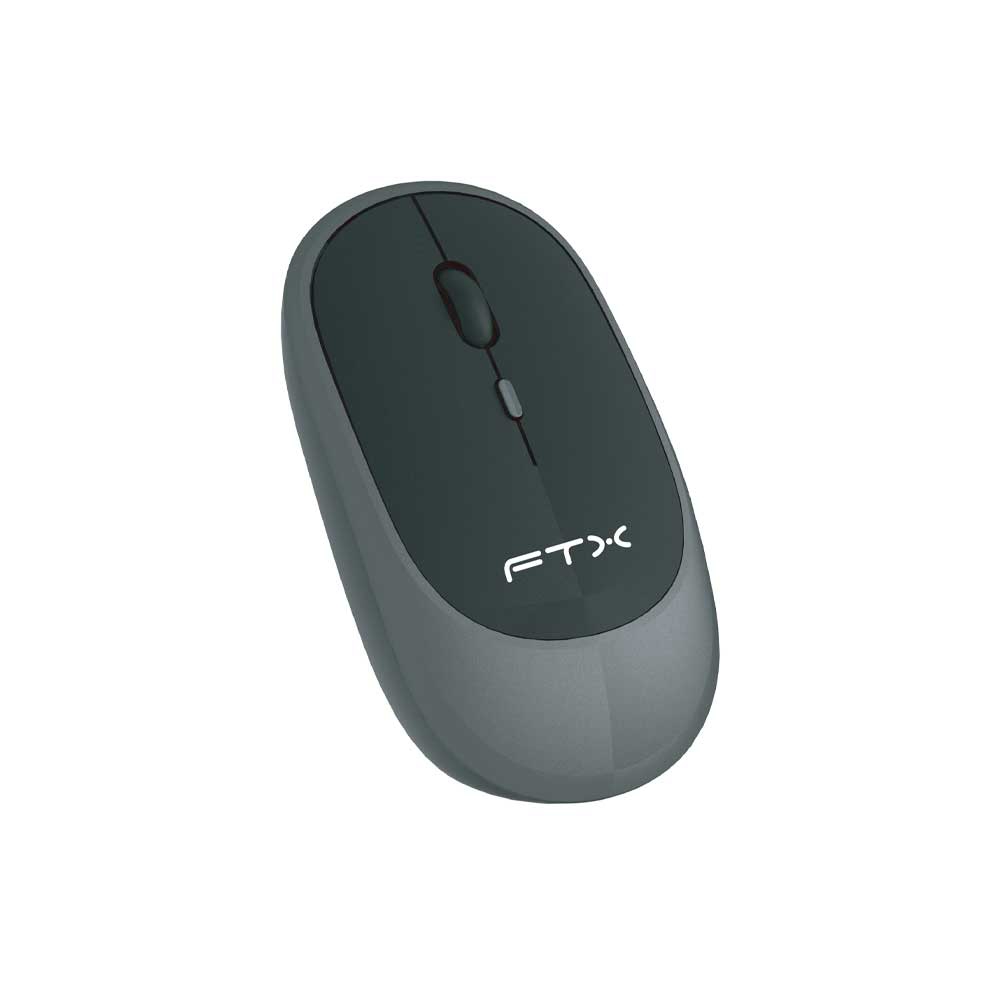 fastrax_128957_6a6cf6238aa33.jpg MOUSE FTX WIRELESS DUAL-MODE MWB59 1600DPI/4 BOTONES/RECARGABLE/GRIS CON NEGRO - Imagen 1
