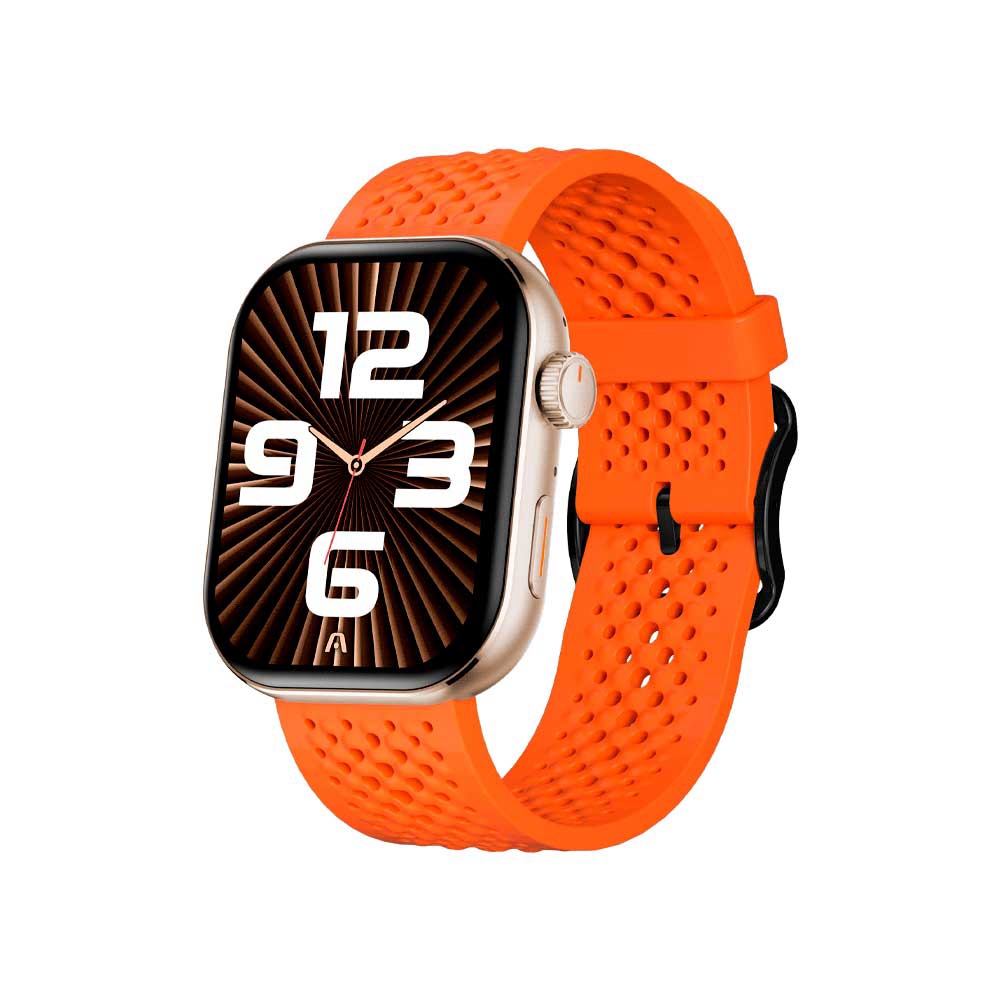 fastrax_129480_6a6ce83238fc0.jpg SMARTWATCH FTXF39P-RGOR 42MM ROSE GOLD/NARANJA ANDROID/IOS/BT/IA/FREC. CARD/NOTIFICACIONES - Imagen 1
