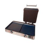 PARRILLA ELECTRICA FTX 2100W 220V GRILL 2 EN 1 EG2-718 - Imagen 5