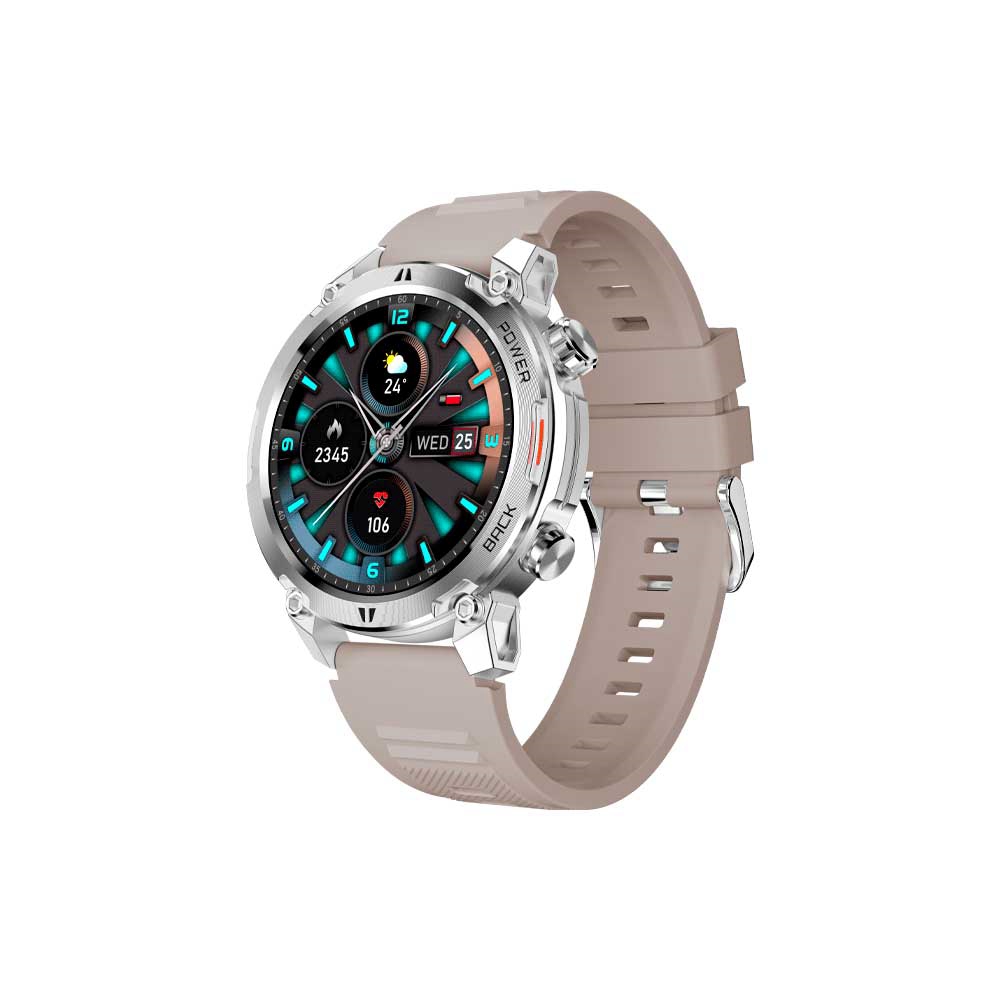 fastrax_131490_6a691dd6e9ca5.jpg SMARTWATCH FTXR20-BE 57MM PLATA/BEIGE ANDROID/IOS/BT/FREC. CARD - Imagen 1