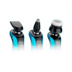 AFEITADORA INALAMBRICA 12 EN 1 FTX IPX6/RECARGABLE NEGRO Y AZUL ESH-300 - Imagen 2