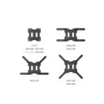 SOPORTE PARA TV FTX 772 23" A 65" 30KG/INC5°/GIR90°/NEGRO - Imagen 3