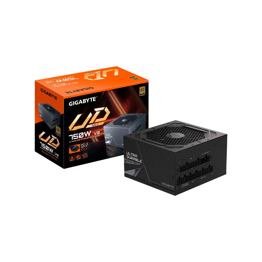 fastrax_135306_6a55d7e27744a.jpg FUENTE 750W GIGABYTE 80PLUS GOLD FULL MODULAR GP-UD750GM PG5 V2 - Imagen 1