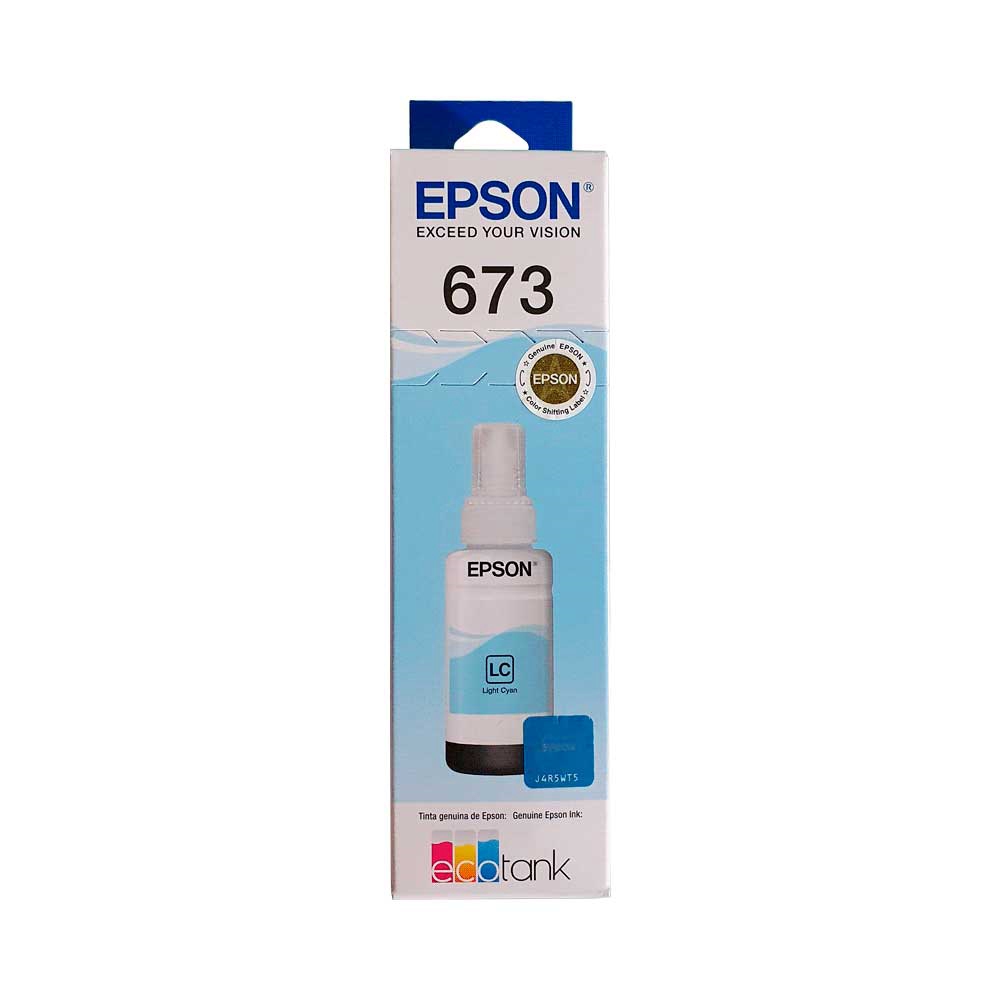 fastrax_1410_6a5662905097c.jpg TINTA EPSON T673 520 LIGHT CIANO L8XX T673520-AL 70ML - Imagen 1