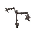 SOPORTE P/2MON KLIP KPM-310 13" A 32" 8KG C/LADO ART/INCL 90°/GIRA NEGRO