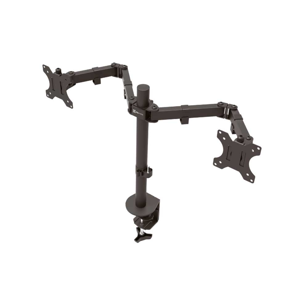 fastrax_17978_6a5663abab160.jpg SOPORTE P/2MON KLIP KPM-310 13" A 32" 8KG C/LADO ART/INCL 90°/GIRA NEGRO - Imagen 1