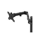 SOPORTE P/2MON KLIP KPM-310 13" A 32" 8KG C/LADO ART/INCL 90°/GIRA NEGRO - Imagen 2