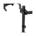 SOPORTE P/2MON KLIP KPM-310 13" A 32" 8KG C/LADO ART/INCL 90°/GIRA NEGRO - Imagen 5