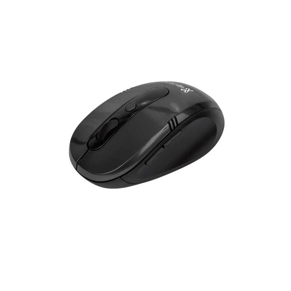 fastrax_20114_6a5663c2d8330.jpg MOUSE KLIP WIRELESS KMW-330BK VECTOR 1600DPI/3D 6 BOT/ NEGRO - Imagen 1