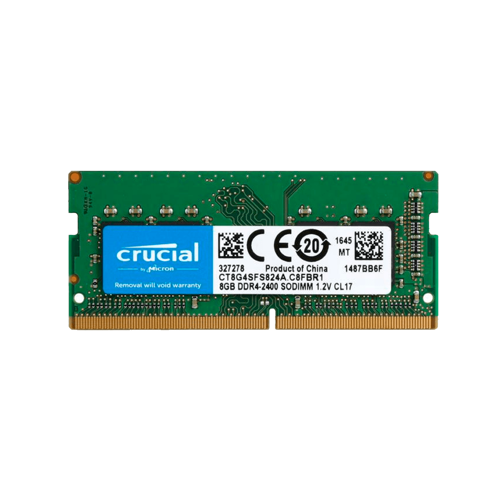 fastrax_21944_6a5663dfe33dd.jpg MEMORIA RAM P/NB DDR4 8G 2400 CRUCIAL CT8G4SFS824A - Imagen 1