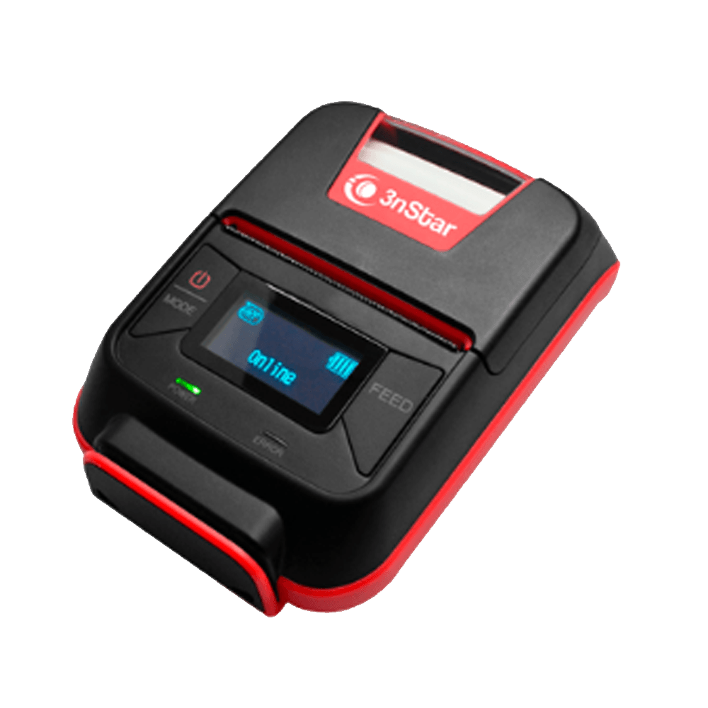 fastrax_23825_6a566470a6fa5.jpg IMPRESORA TERMICA 3NSTAR TERMICA DIRECTA PPT300BT USB/BT/PORTAT 3" NEGRO C/ROJO - Imagen 1