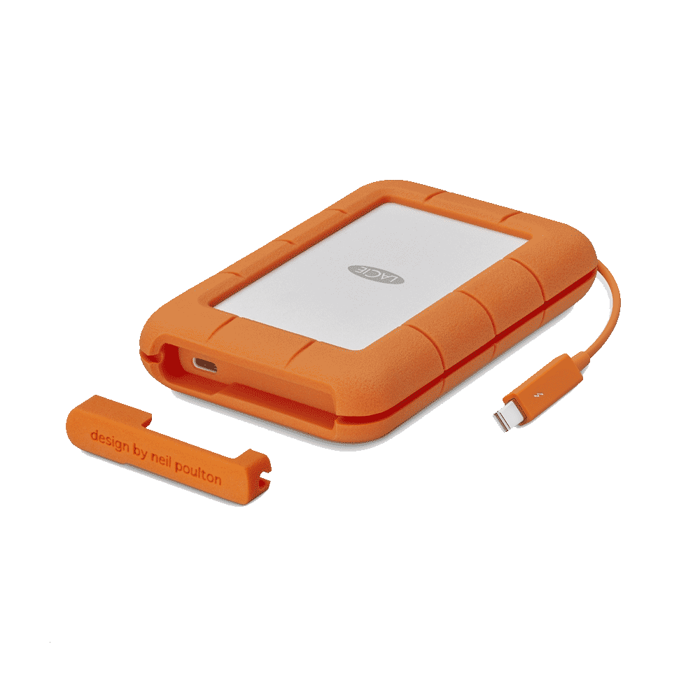 fastrax_24716_6a5664a525b6d.jpg DISCO DURO EXTERNO LACIE 2TB RUGGED THUNDERBOLT USB-C 130 MB/S STFS2000800 - Imagen 1