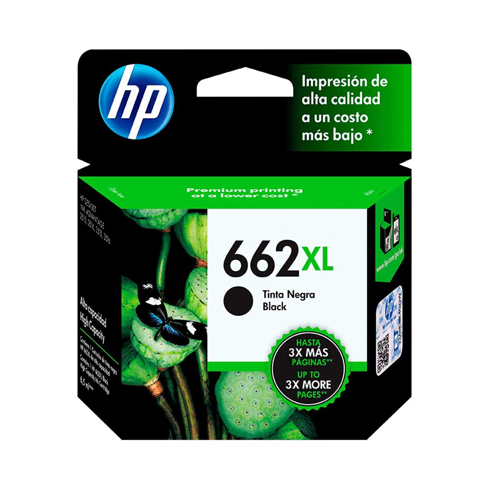 fastrax_3124_6a5662cc5d709.jpg TINTA HP 662XL NEGRO CZ105AL 6,5ML - Imagen 1