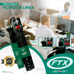 FILTRO DE LINEA FTX1078 6 TOMAS EU/BR 110/220 - Imagen 4