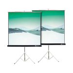 PANTALLA PROYECTOR KLIP 86" KPS-102B 4:3 MANUAL C/TRIPE NEGRO