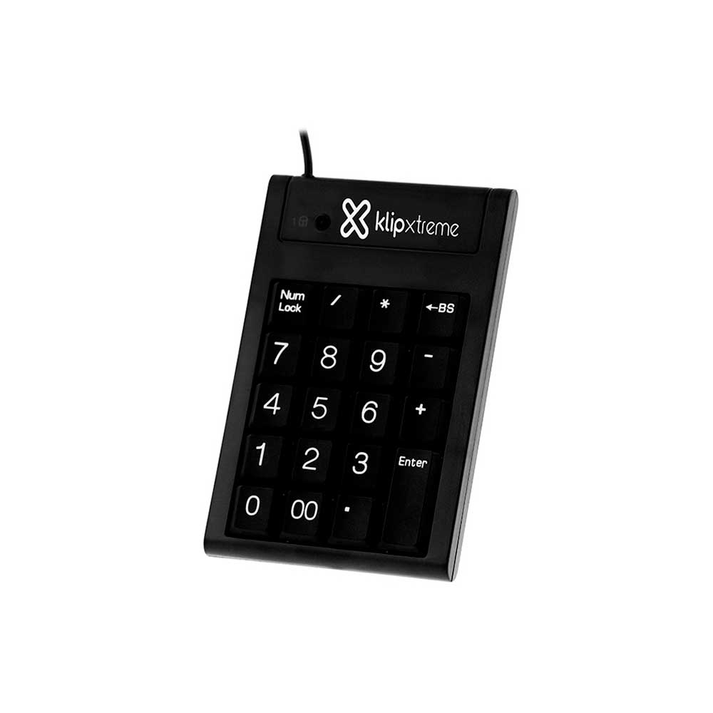 fastrax_505_6a5662525ea81.jpg TECLADO KLIP USB KNP-100 NUMERICO NEGRO - Imagen 1