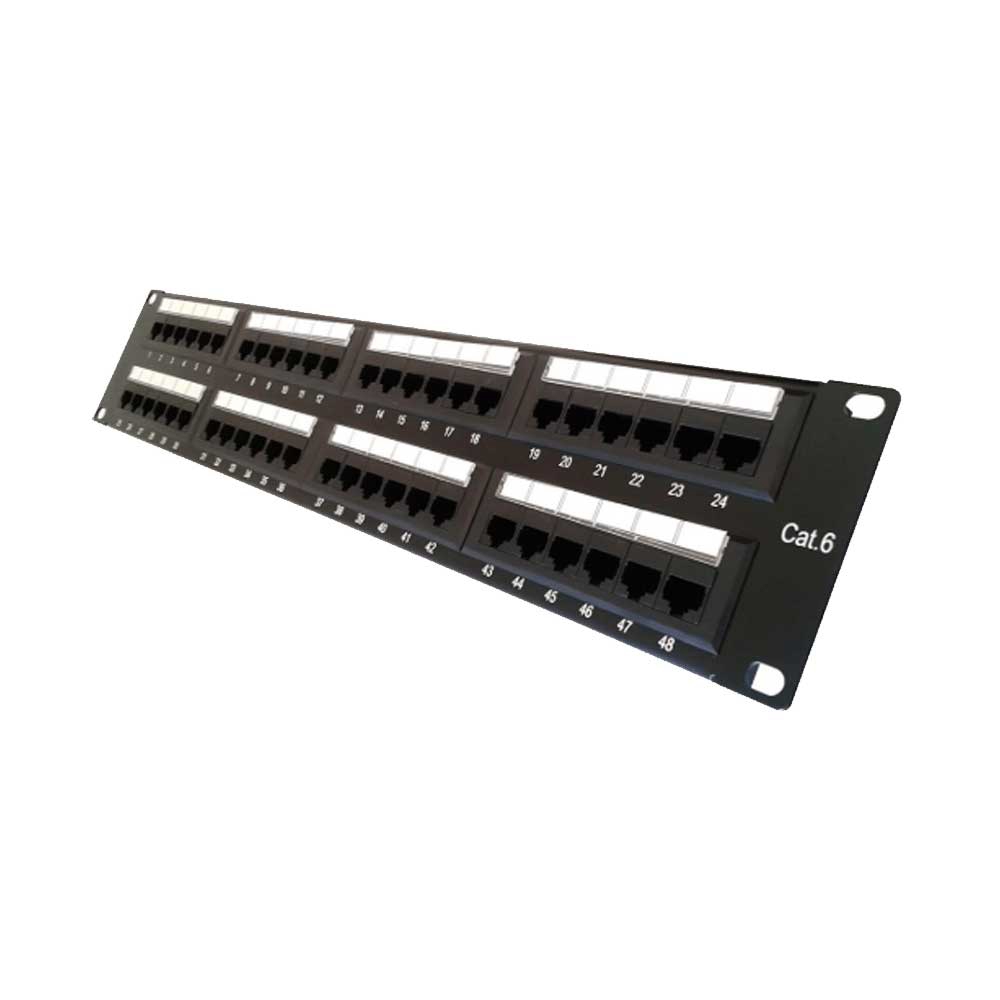 fastrax_581_6a566254b06eb.jpg PANEL DE CONEXION (1375015-2) 48 PUERTOS CAT.6 AMP - Imagen 1